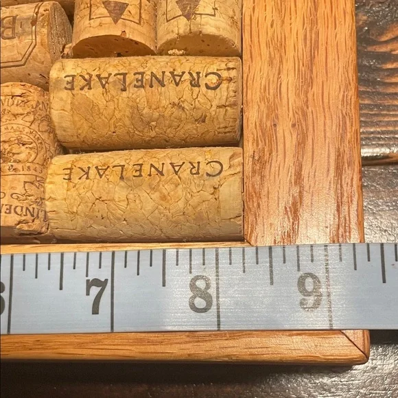 Handcrafted by Papa’s Toys Wooden Cork Display Trivet Reclaimed Cork Pad Frame - Picture 4 of 10